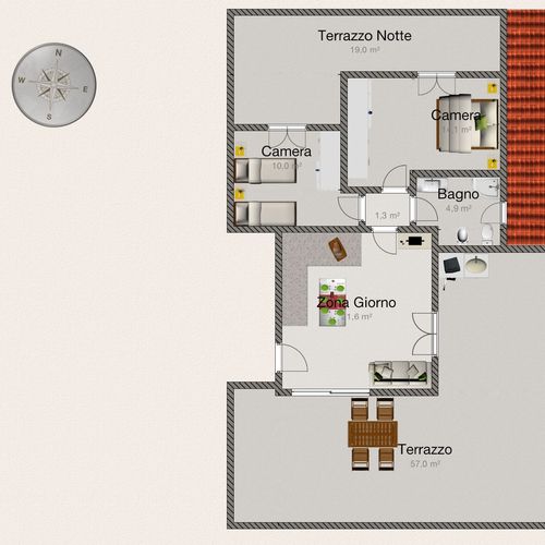 Apartment 1st or 2nd floor