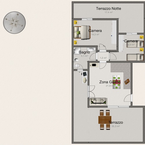 Apartment 1st or 2nd floor